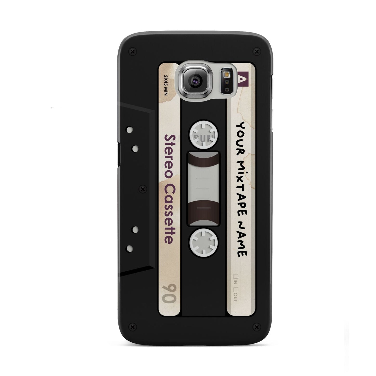 Personalised Classic Mixtape Samsung Galaxy S6 Case