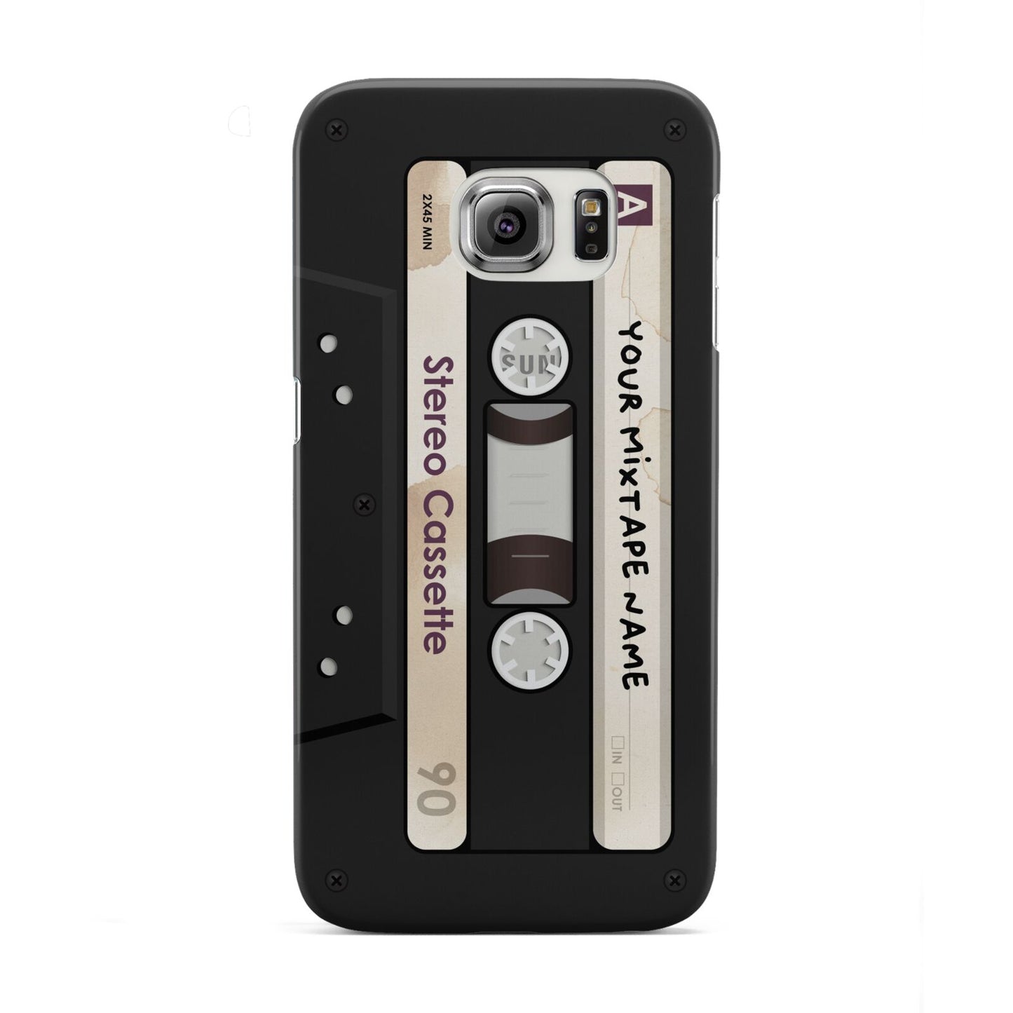 Personalised Classic Mixtape Samsung Galaxy S6 Edge Case