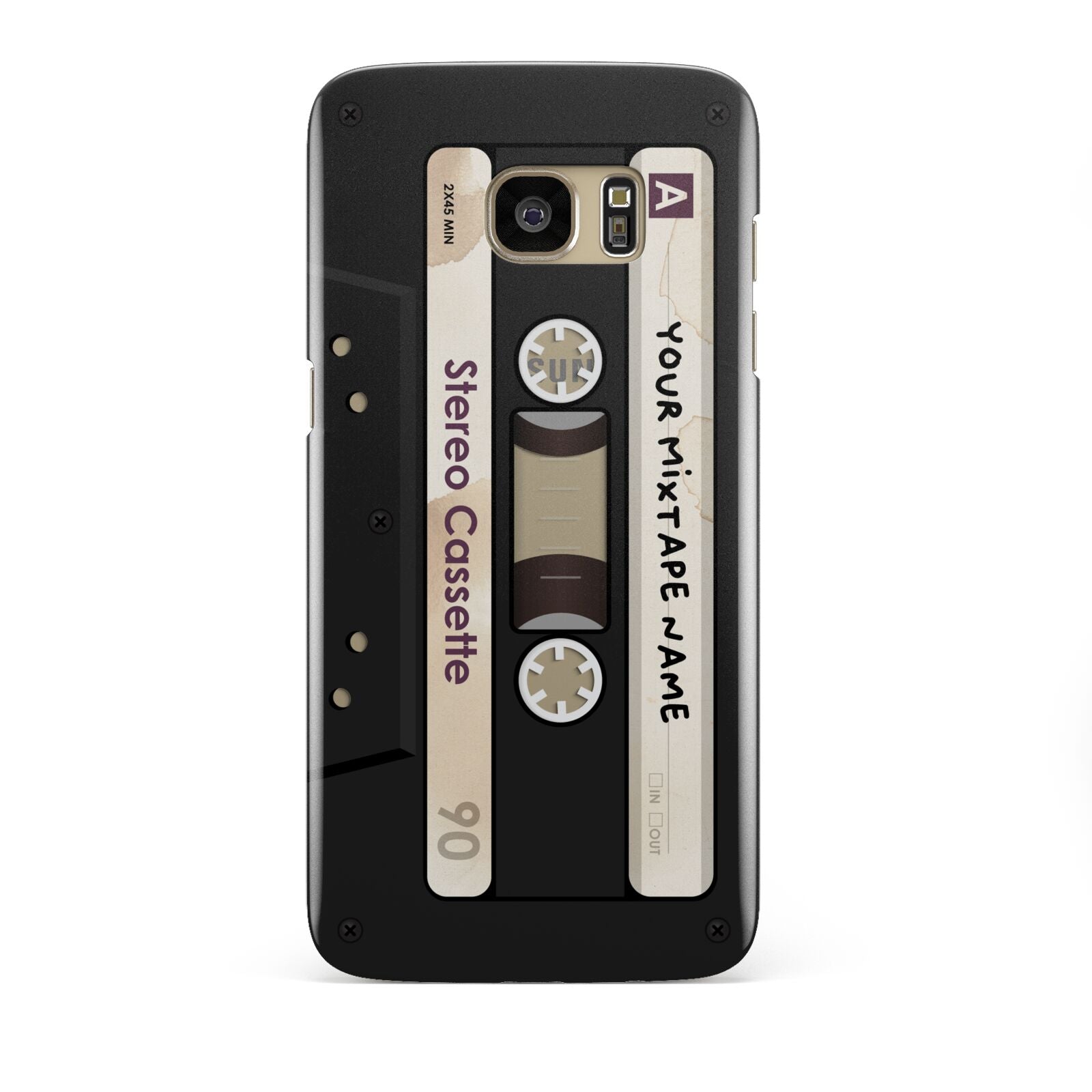 Personalised Classic Mixtape Samsung Galaxy S7 Edge Case