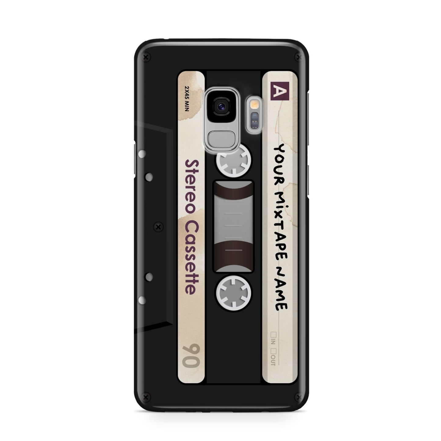 Personalised Classic Mixtape Samsung Galaxy S9 Case