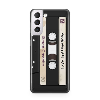 Personalised Classic Mixtape Samsung S21 Case