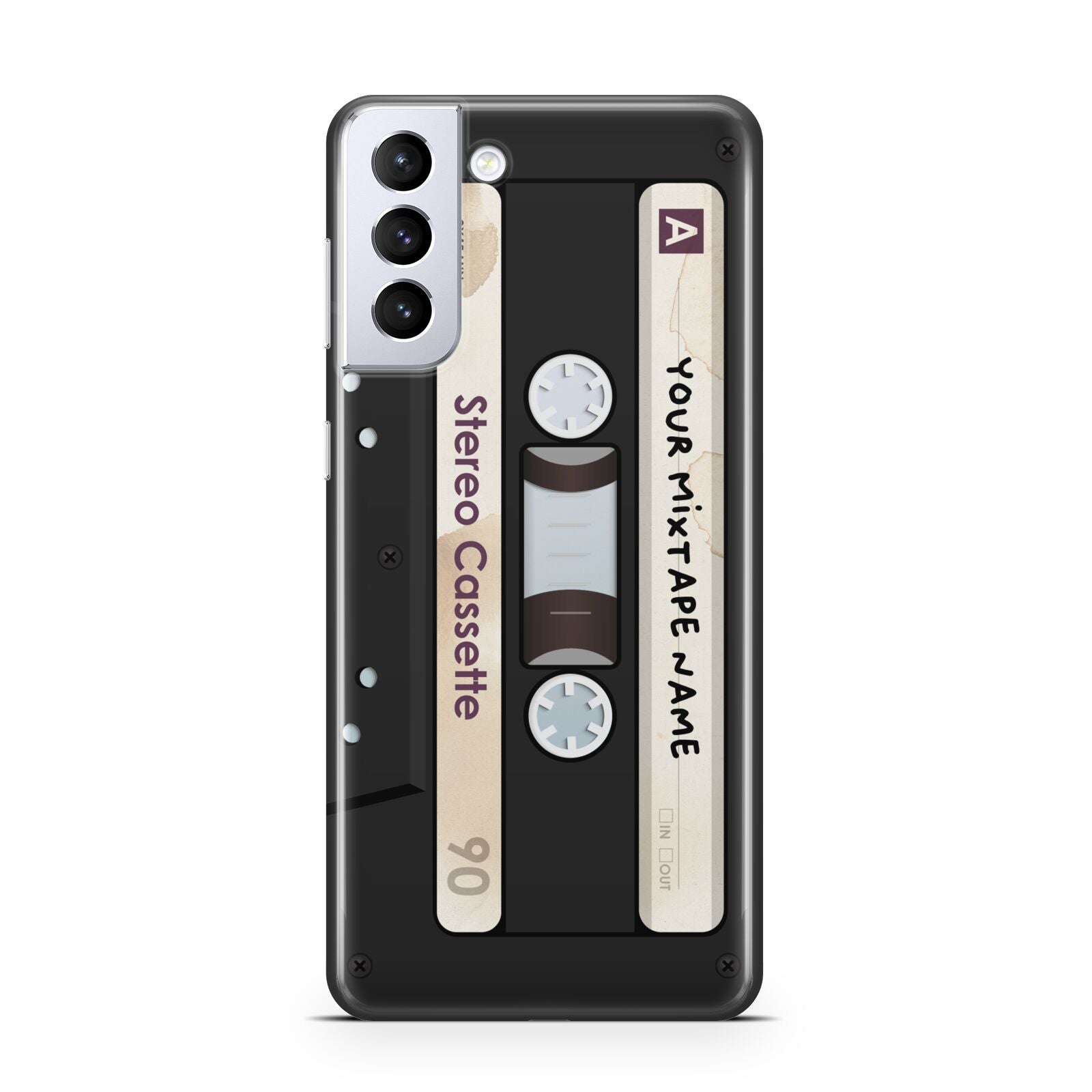 Personalised Classic Mixtape Samsung S21 Plus Case