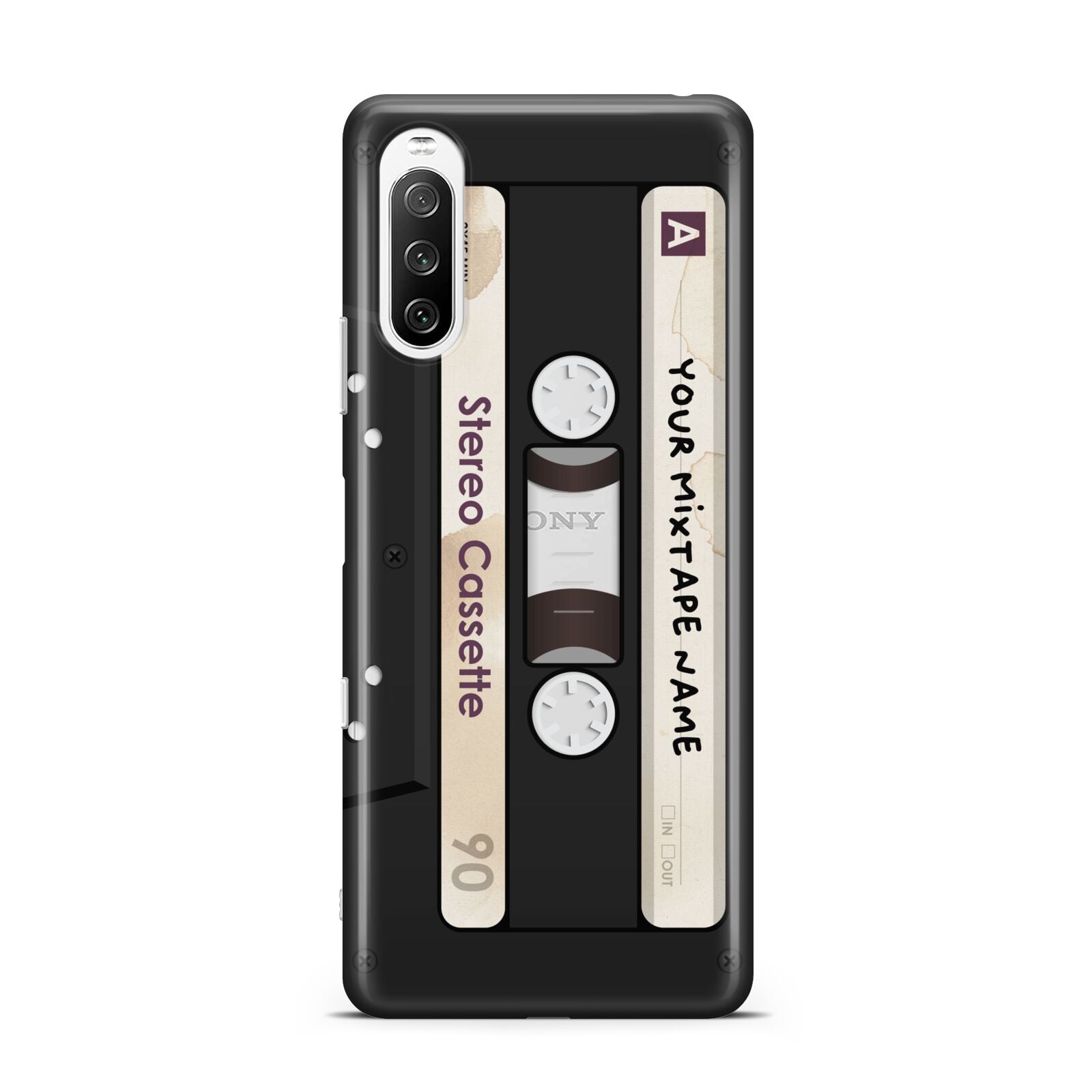 Personalised Classic Mixtape Sony Xperia 10 III Case