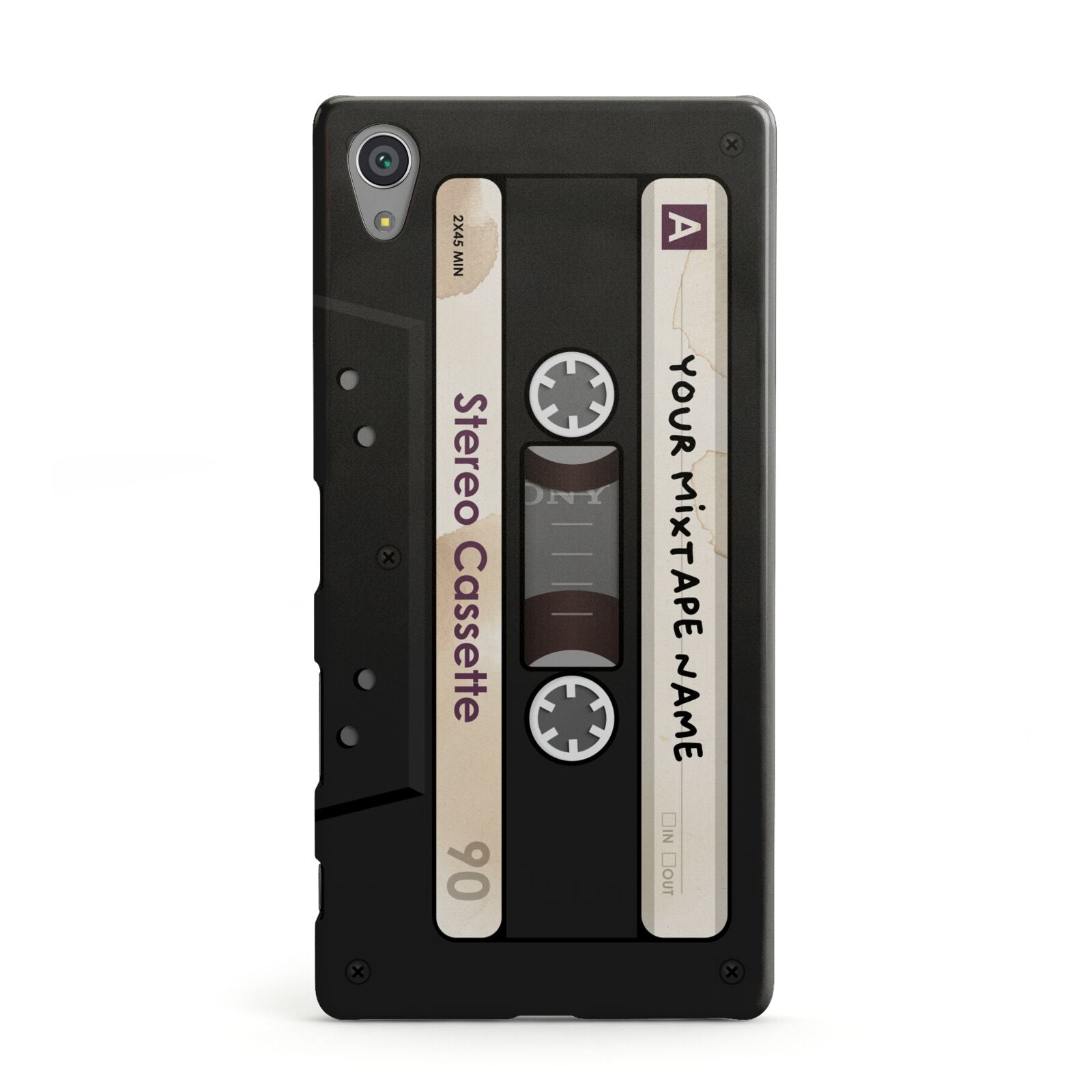 Personalised Classic Mixtape Sony Xperia Case