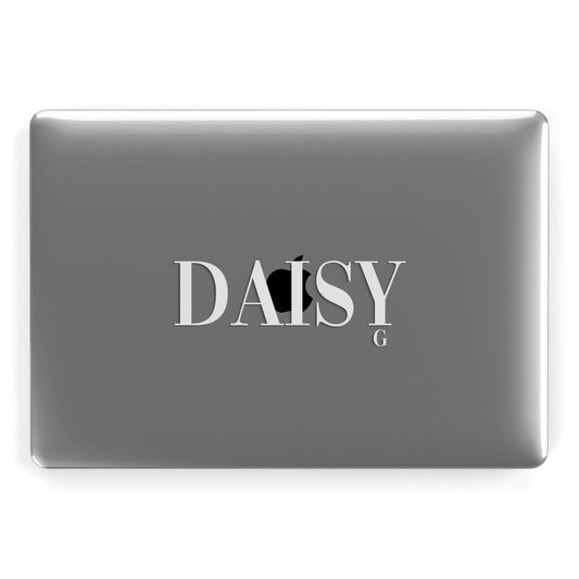 Personalised Clear Name Apple MacBook Case