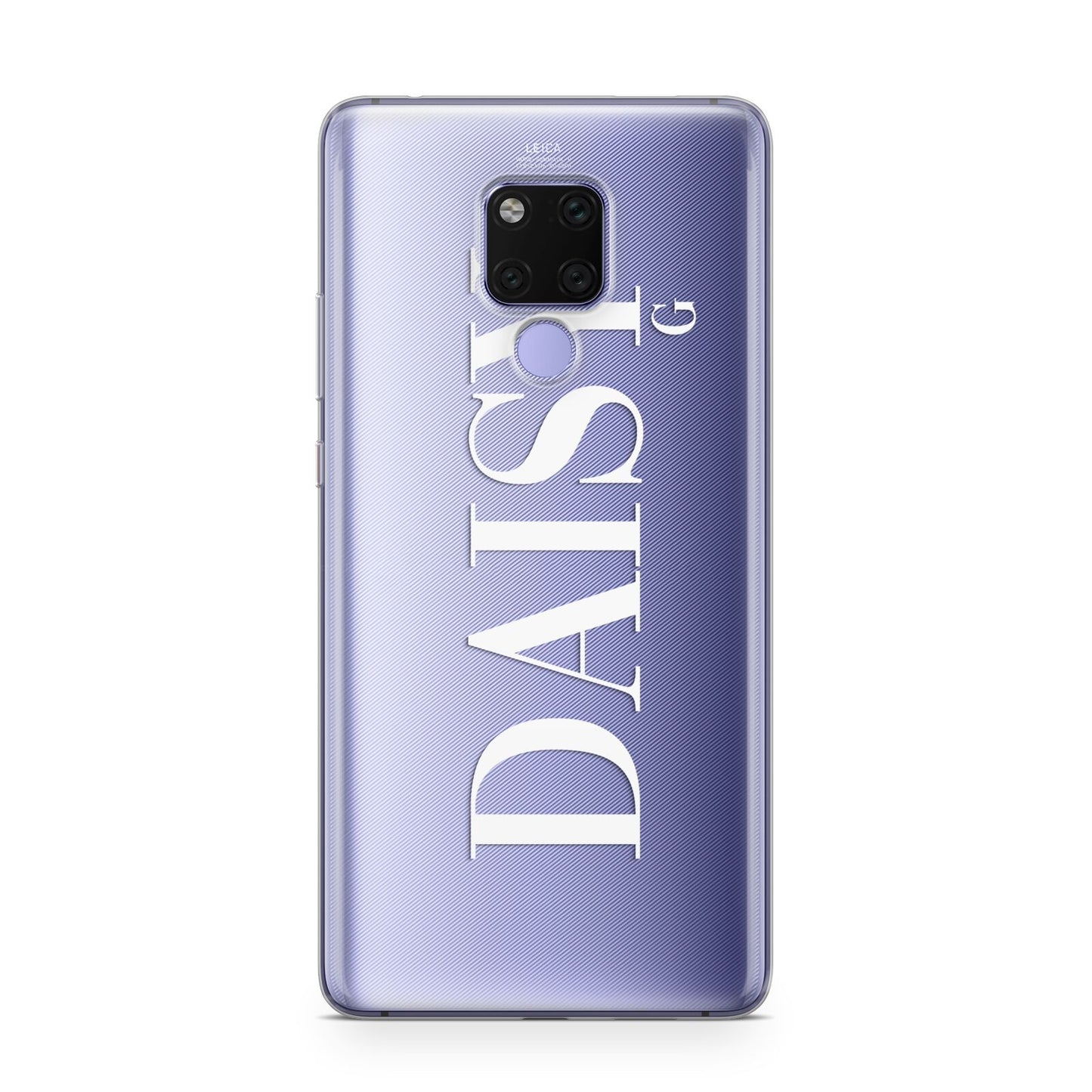 Personalised Clear Name Huawei Mate 20X Phone Case