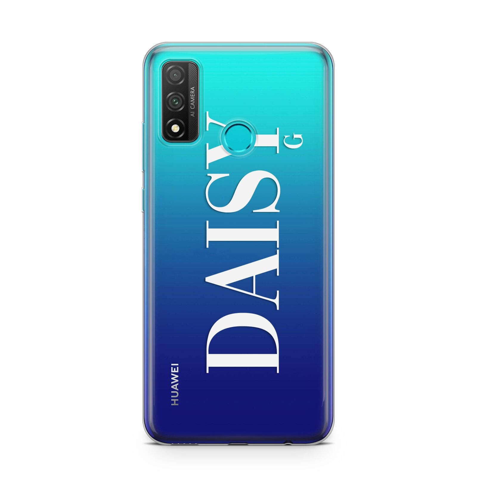 Personalised Clear Name Huawei P Smart 2020