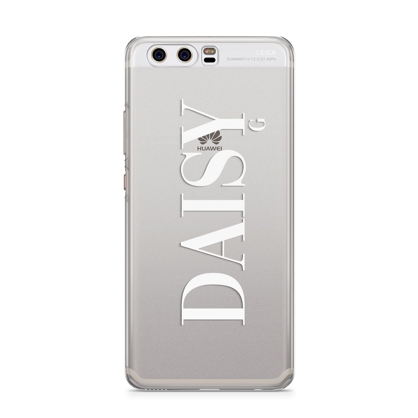 Personalised Clear Name Huawei P10 Phone Case