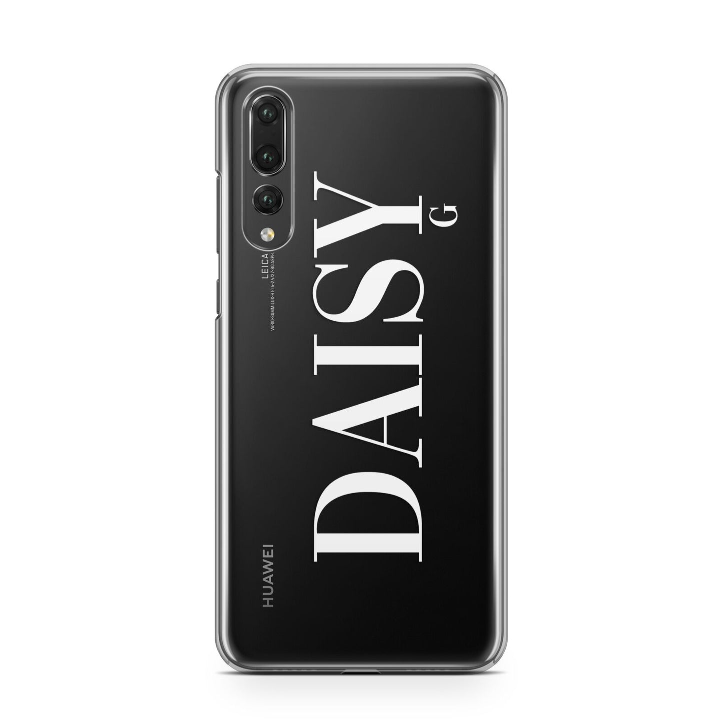 Personalised Clear Name Huawei P20 Pro Phone Case