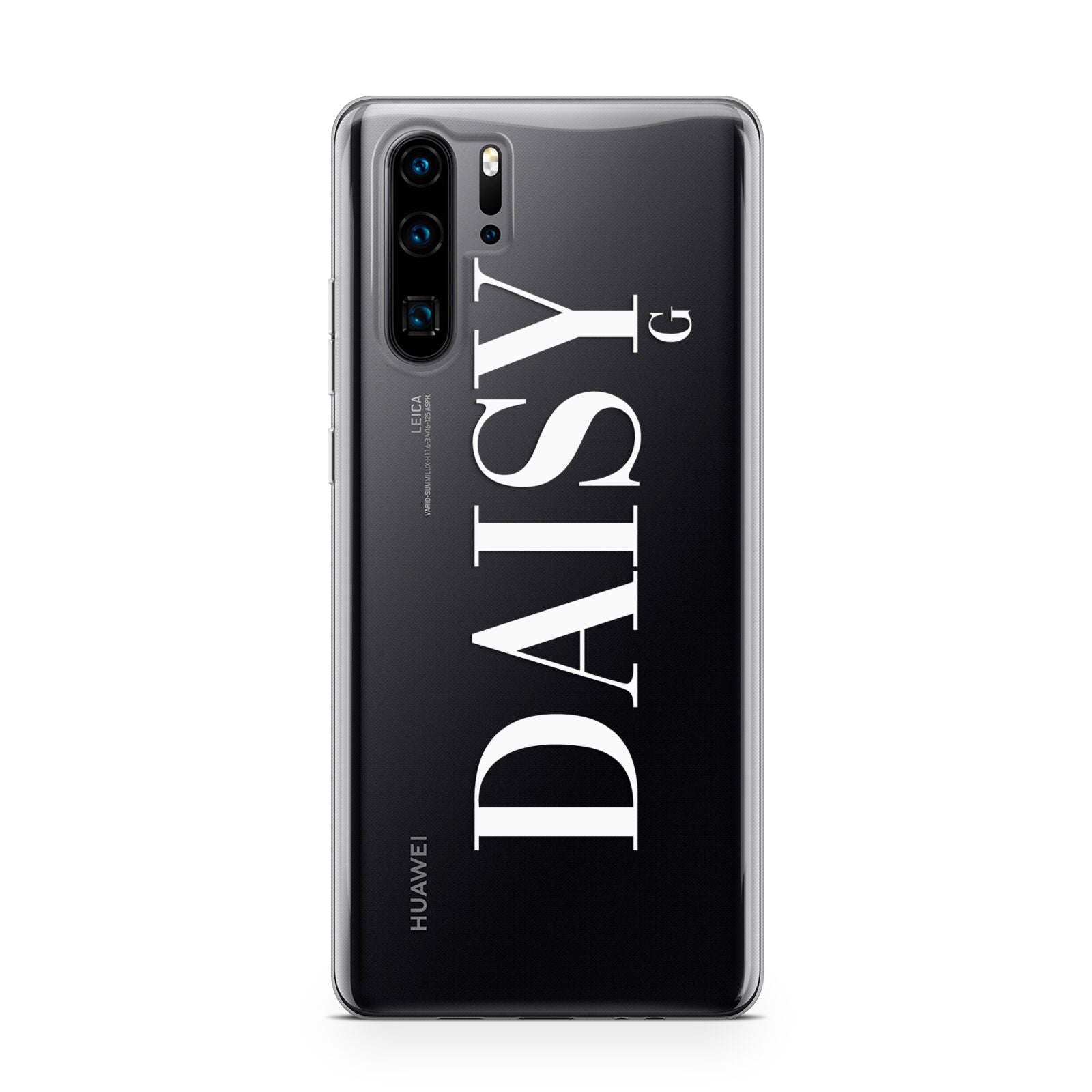 Personalised Clear Name Huawei P30 Pro Phone Case