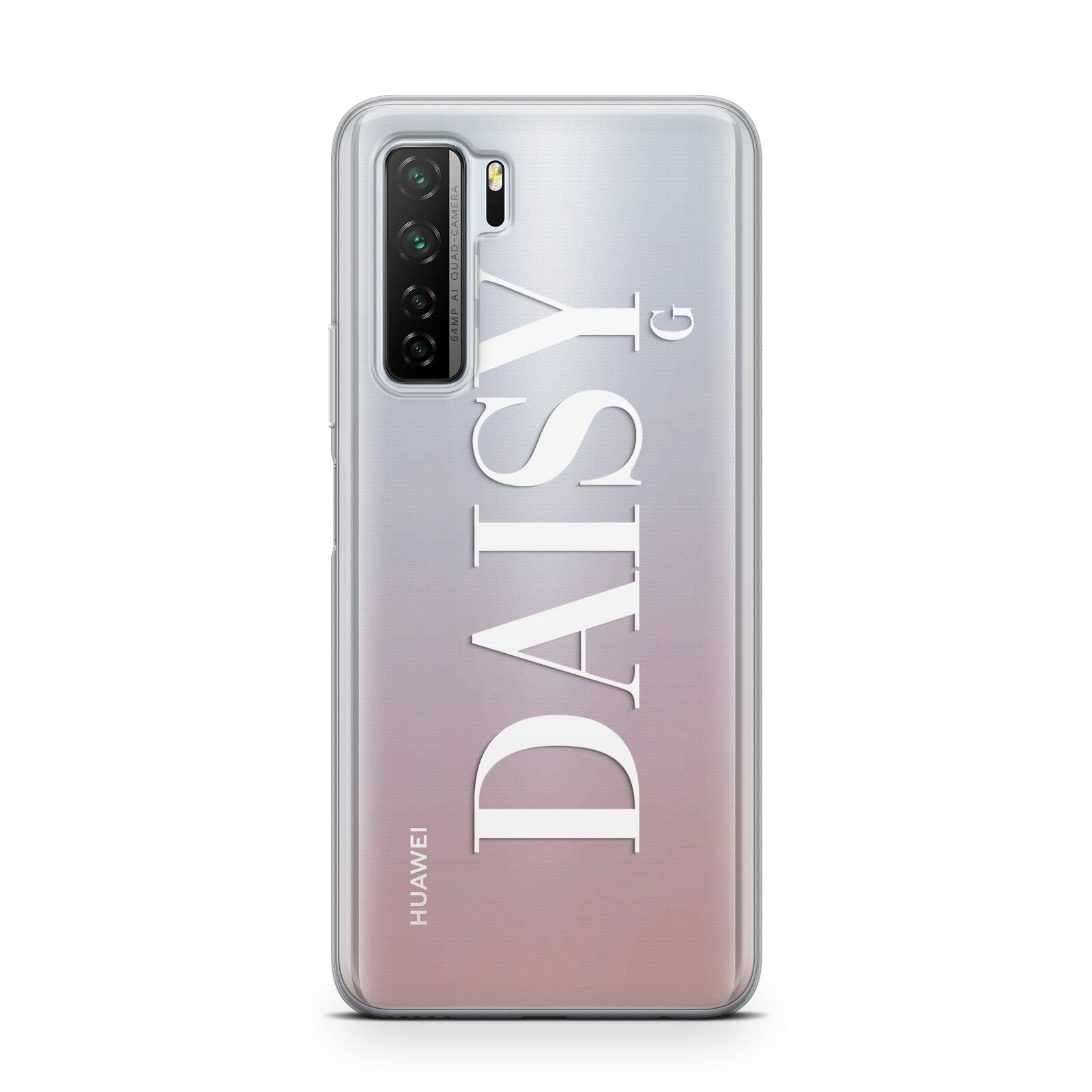 Personalised Clear Name Huawei P40 Lite 5G Phone Case