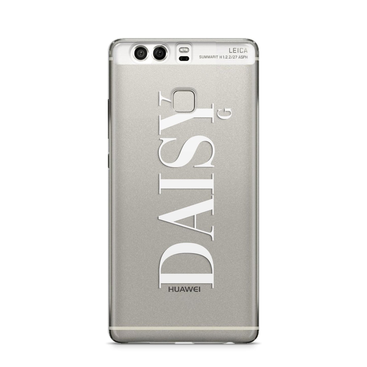 Personalised Clear Name Huawei P9 Case