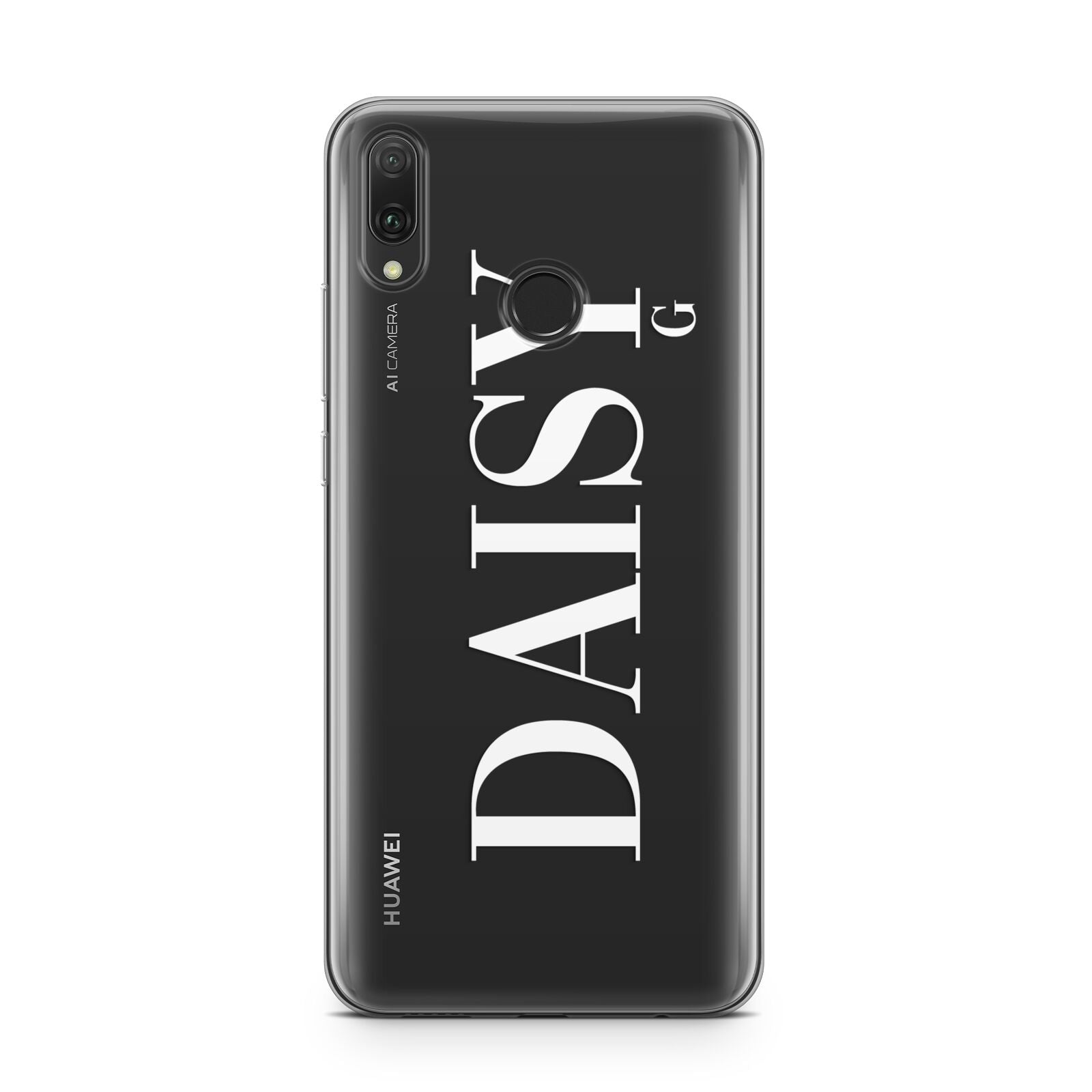 Personalised Clear Name Huawei Y9 2019