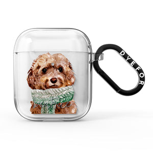 Personalised Cockapoo Dog AirPods Case