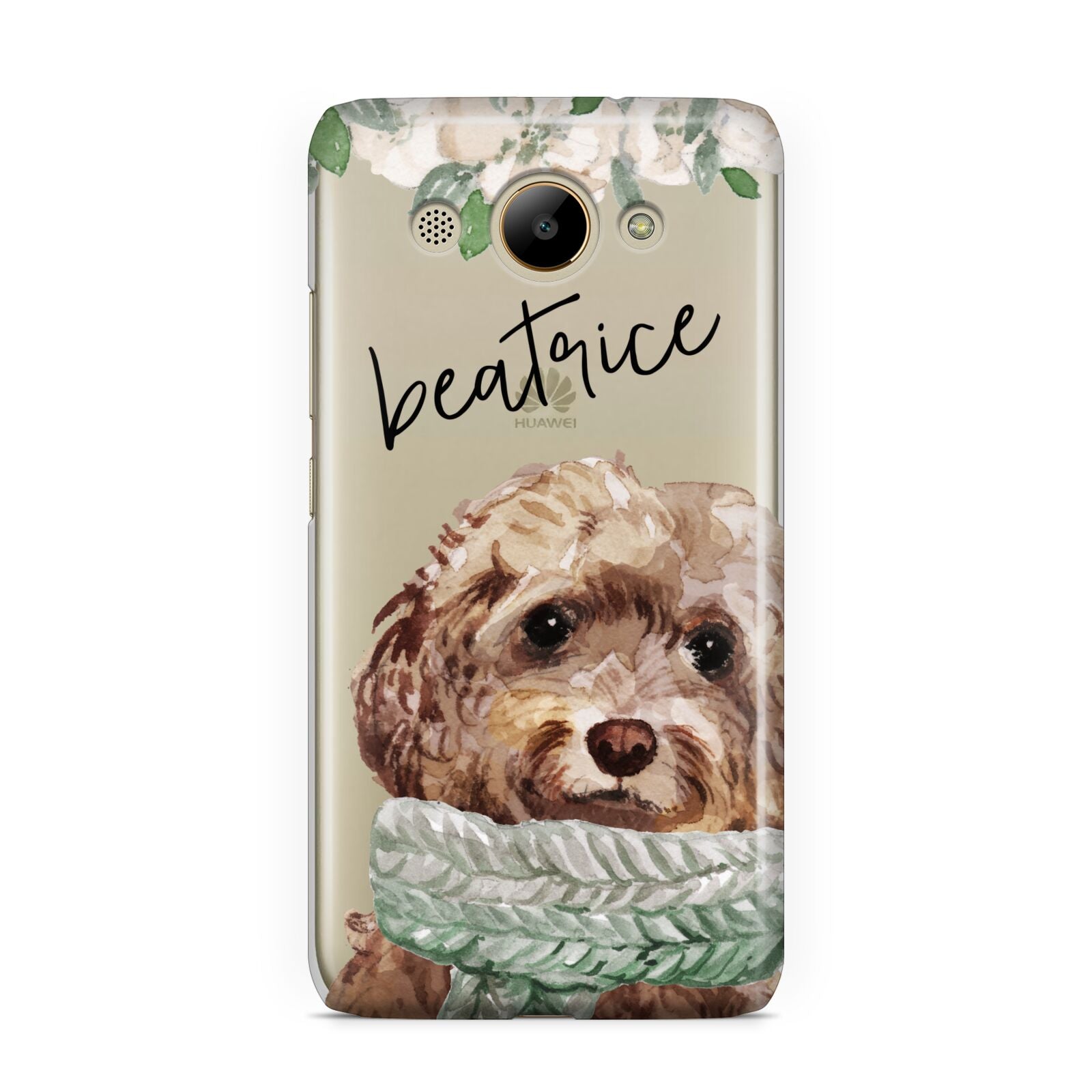 Personalised Cockapoo Dog Huawei Y3 2017