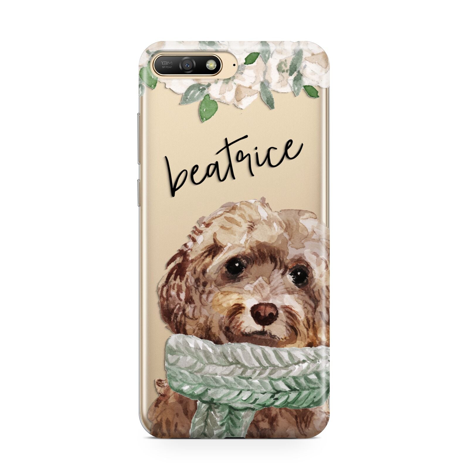 Personalised Cockapoo Dog Huawei Y6 2018