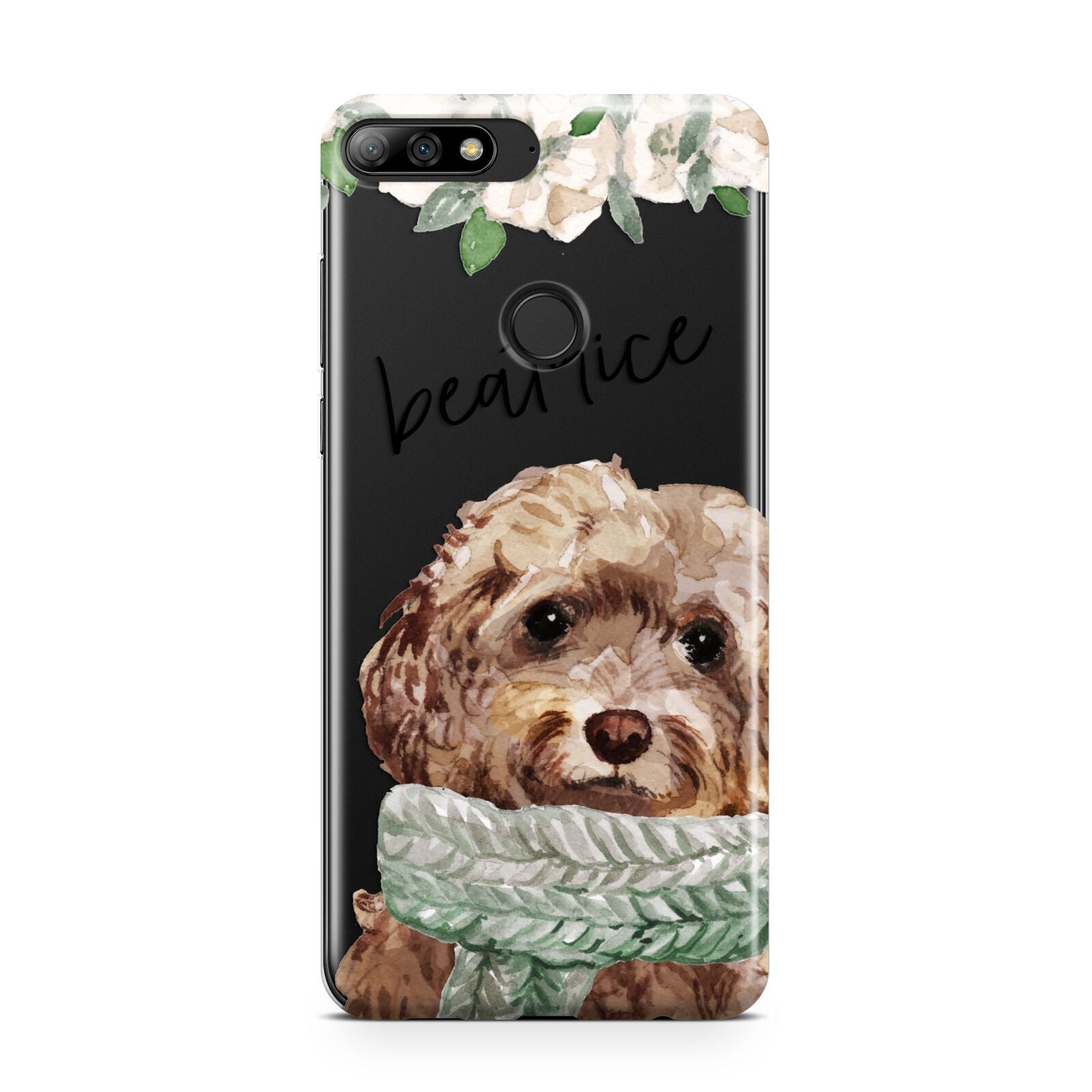 Personalised Cockapoo Dog Huawei Y7 2018