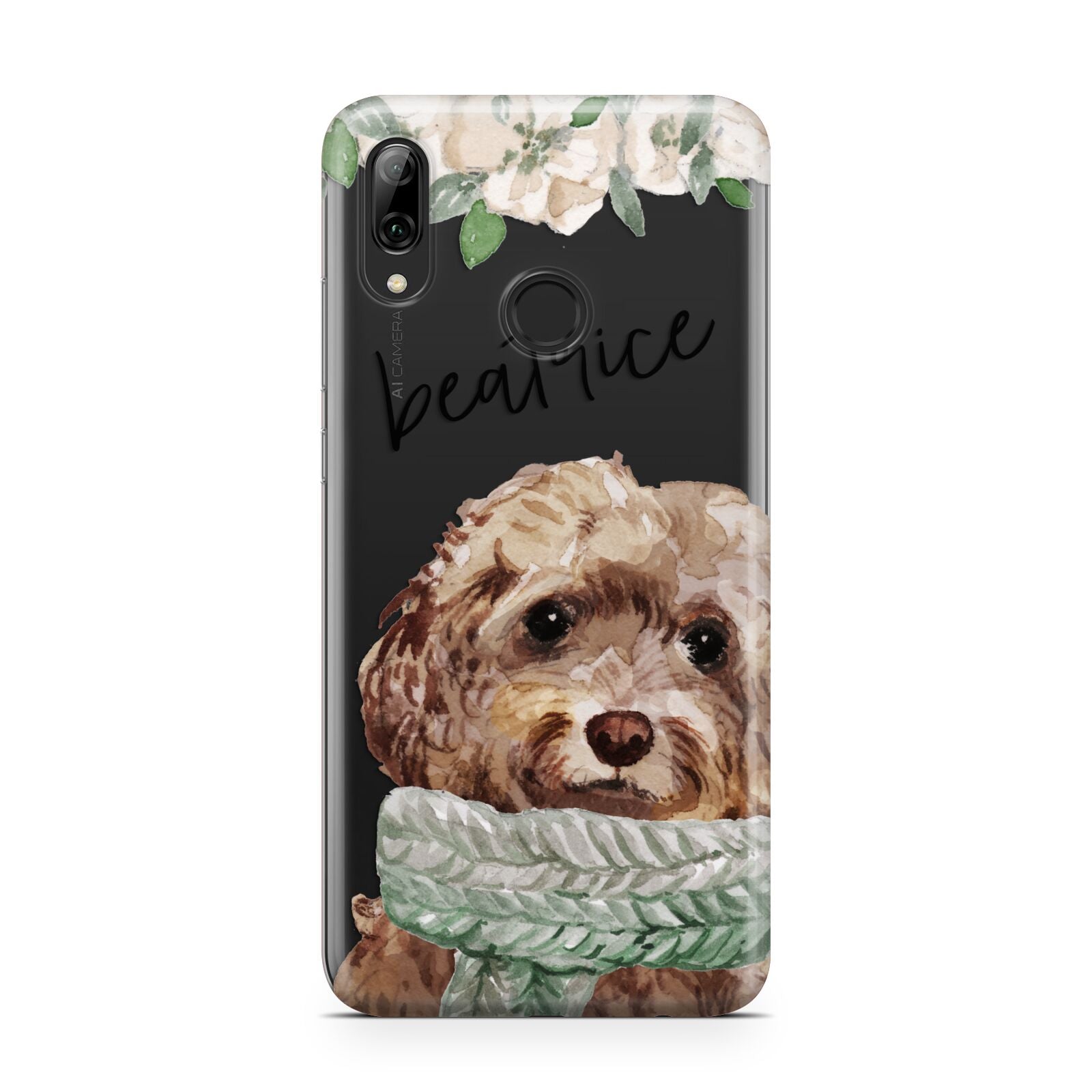 Personalised Cockapoo Dog Huawei Y7 2019