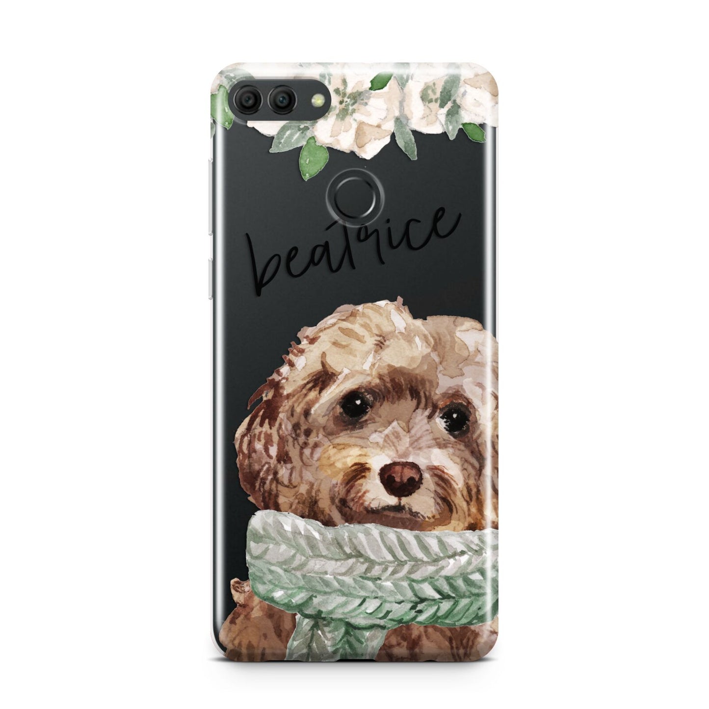 Personalised Cockapoo Dog Huawei Y9 2018