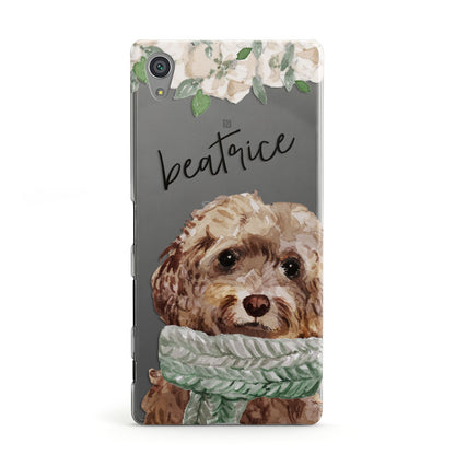 Personalised Cockapoo Dog Sony Xperia Case