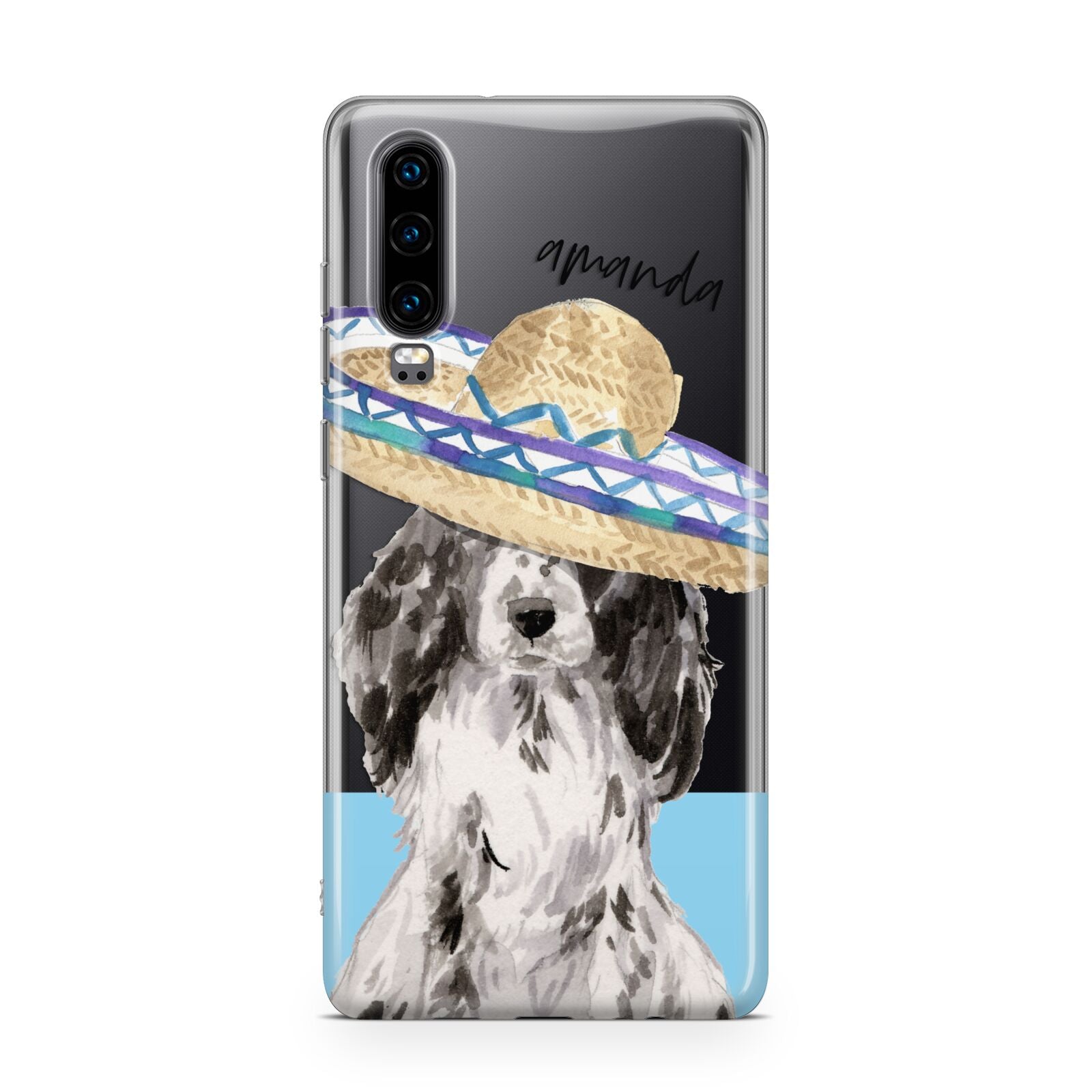 Personalised Cocker Spaniel Huawei P30 Phone Case