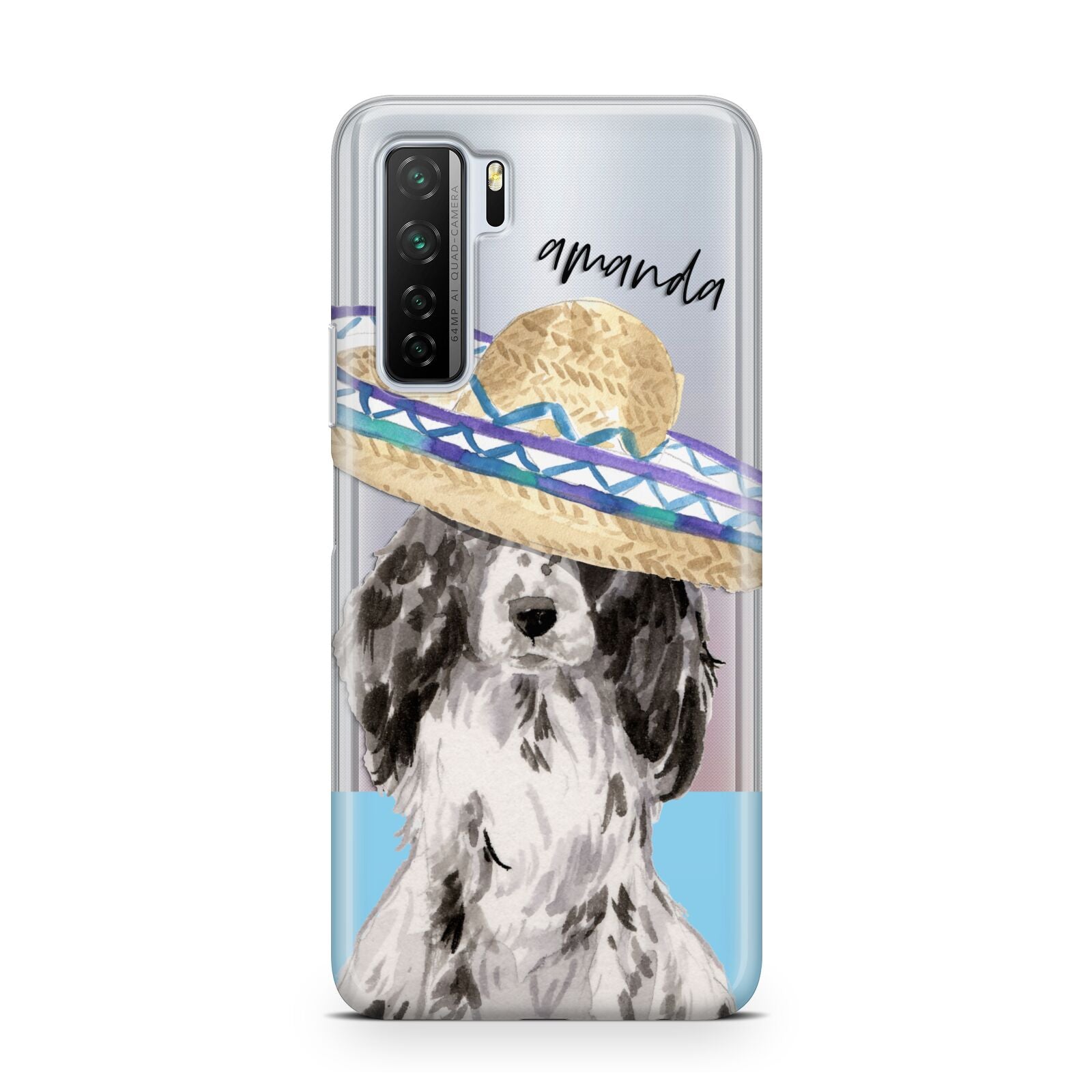 Personalised Cocker Spaniel Huawei P40 Lite 5G Phone Case