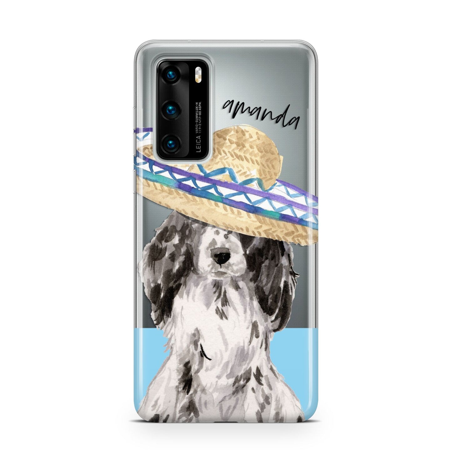 Personalised Cocker Spaniel Huawei P40 Phone Case