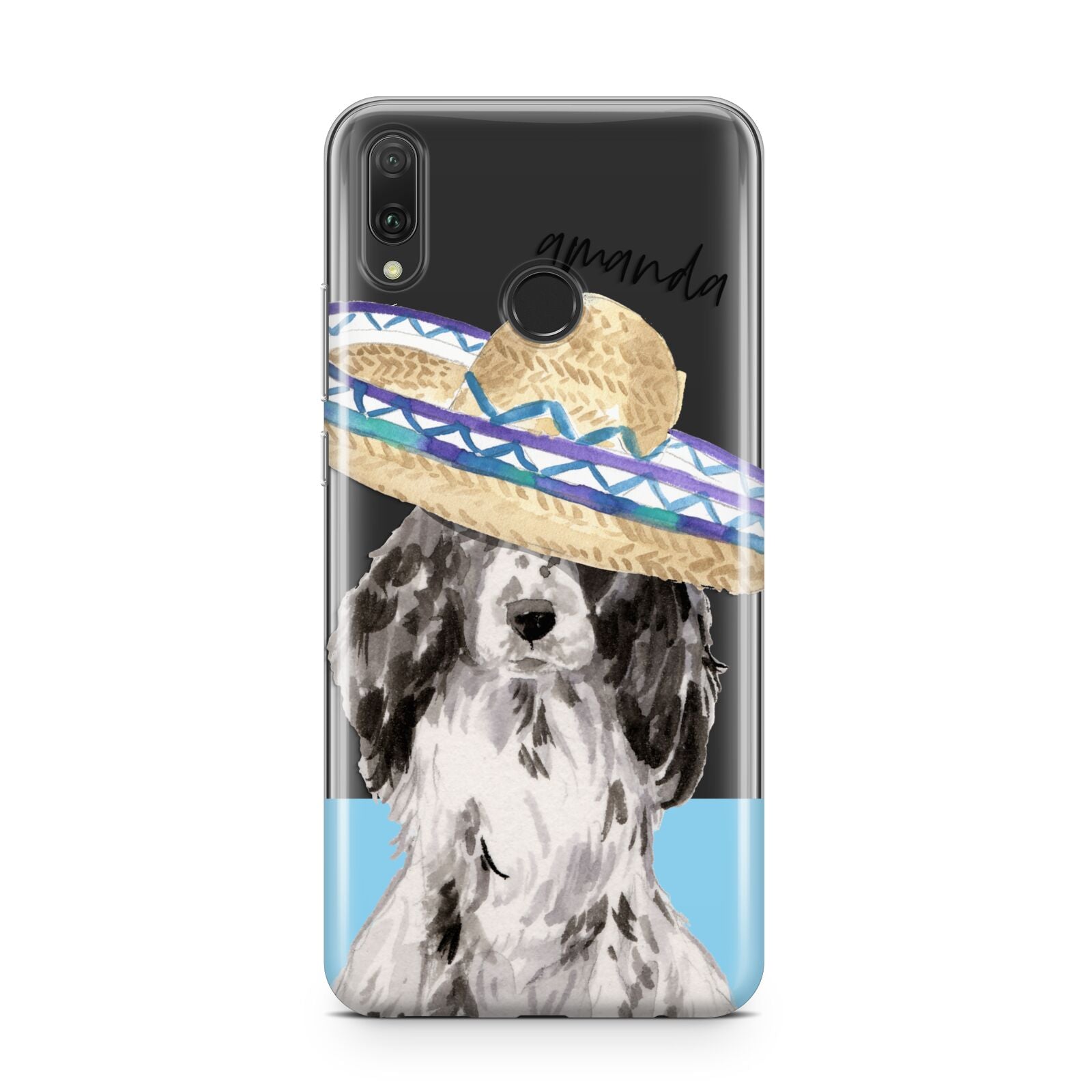 Personalised Cocker Spaniel Huawei Y9 2019