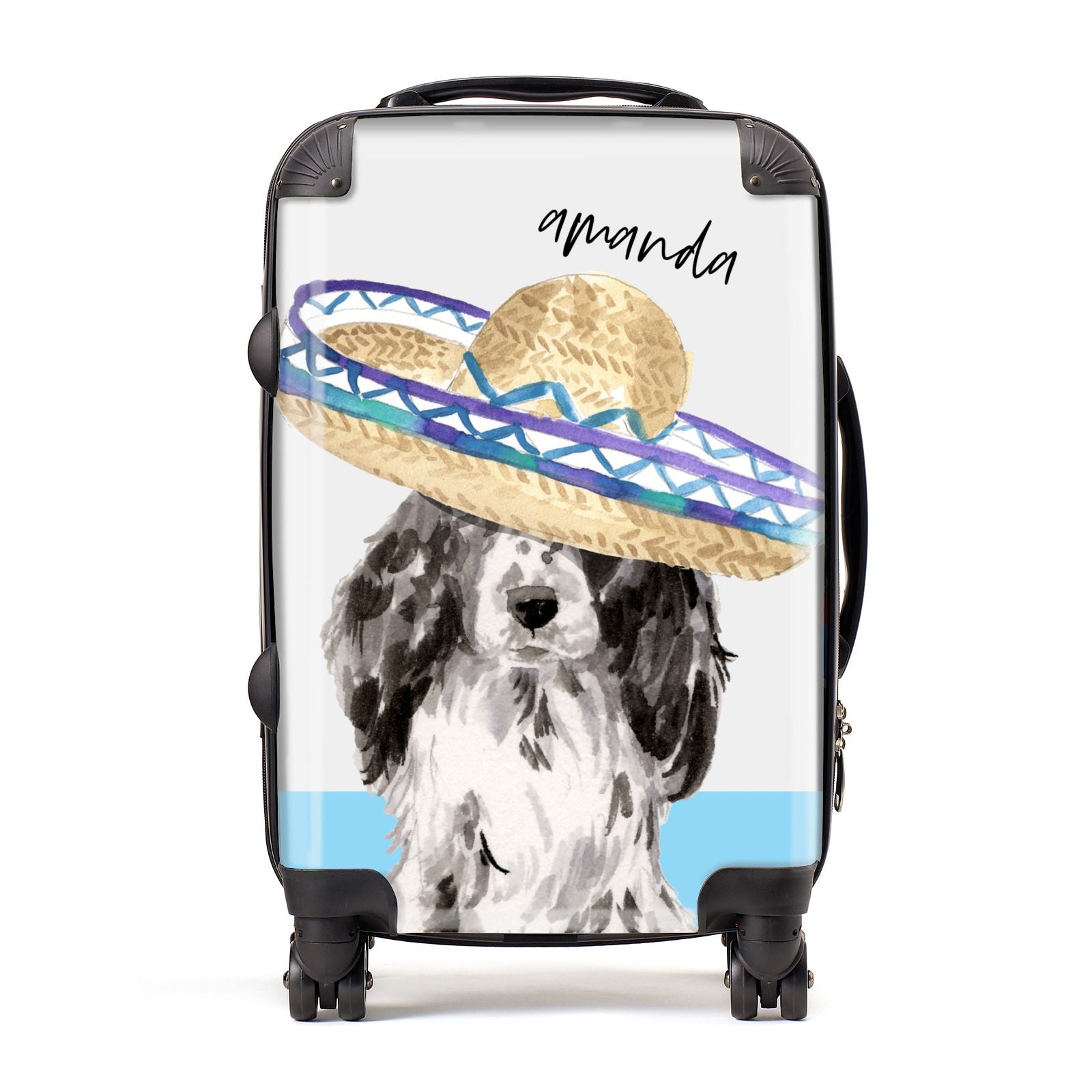 Personalised Cocker Spaniel Suitcase