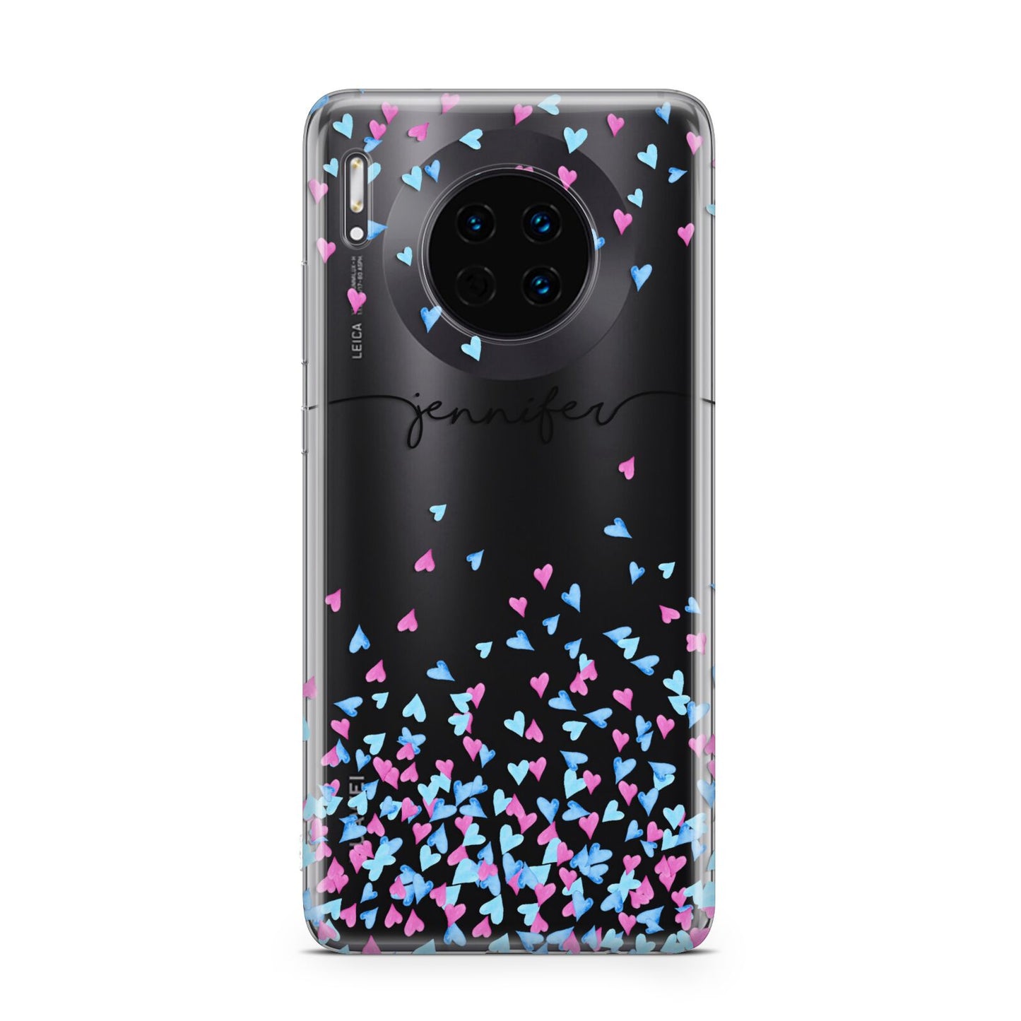 Personalised Confetti Hearts Huawei Mate 30