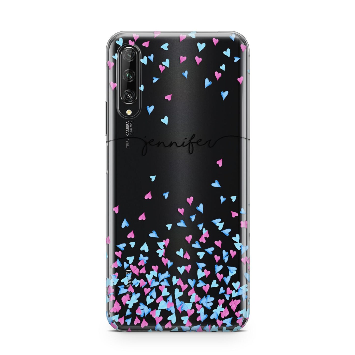 Personalised Confetti Hearts Huawei P Smart Pro 2019