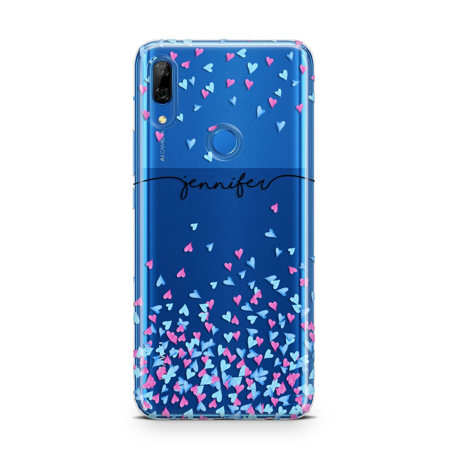 Personalised Confetti Hearts Huawei P Smart Z