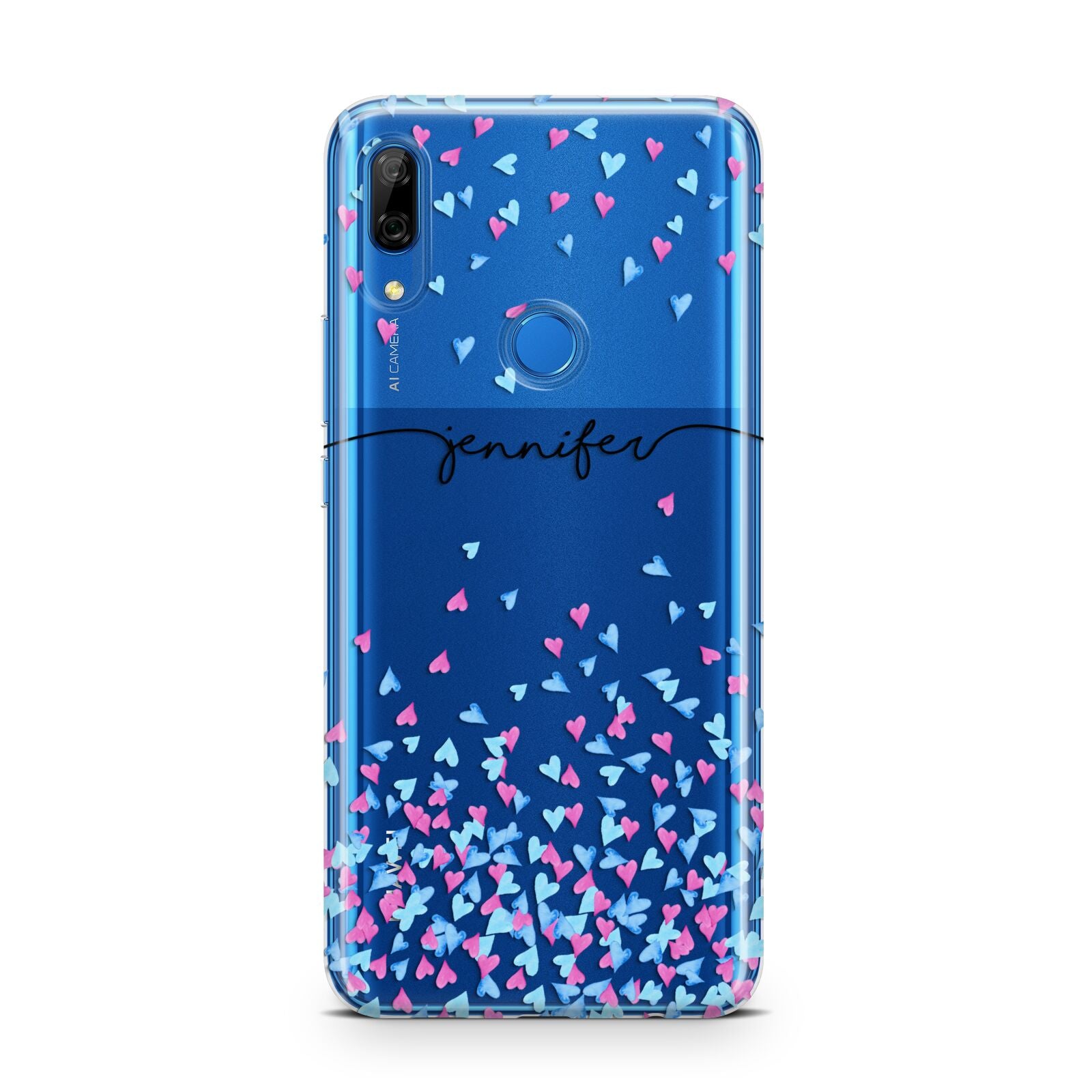 Personalised Confetti Hearts Huawei P Smart Z