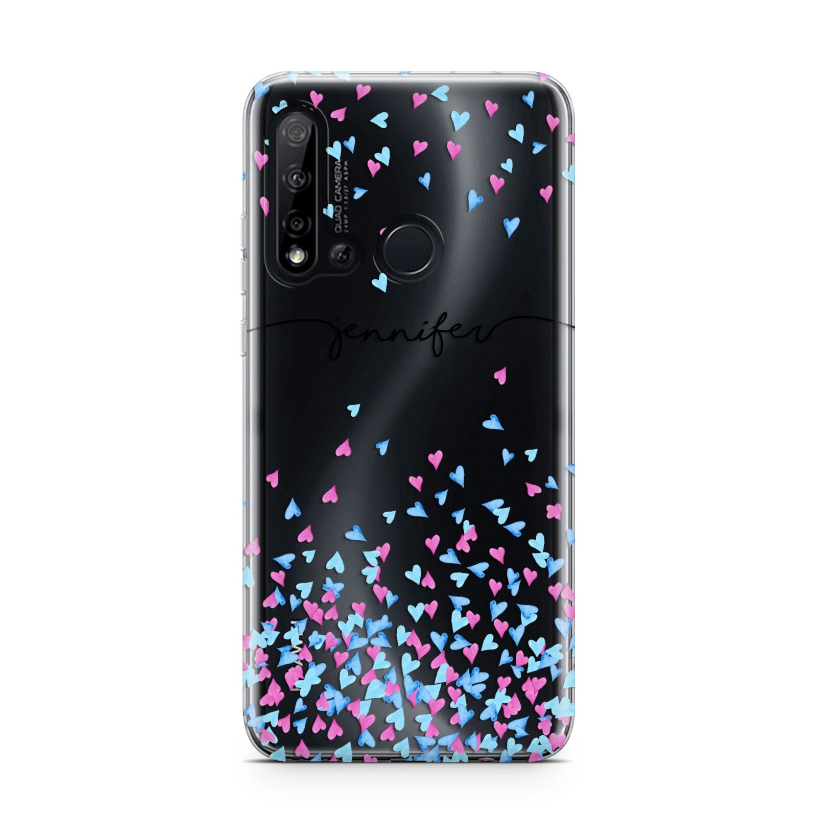 Personalised Confetti Hearts Huawei P20 Lite 5G Phone Case