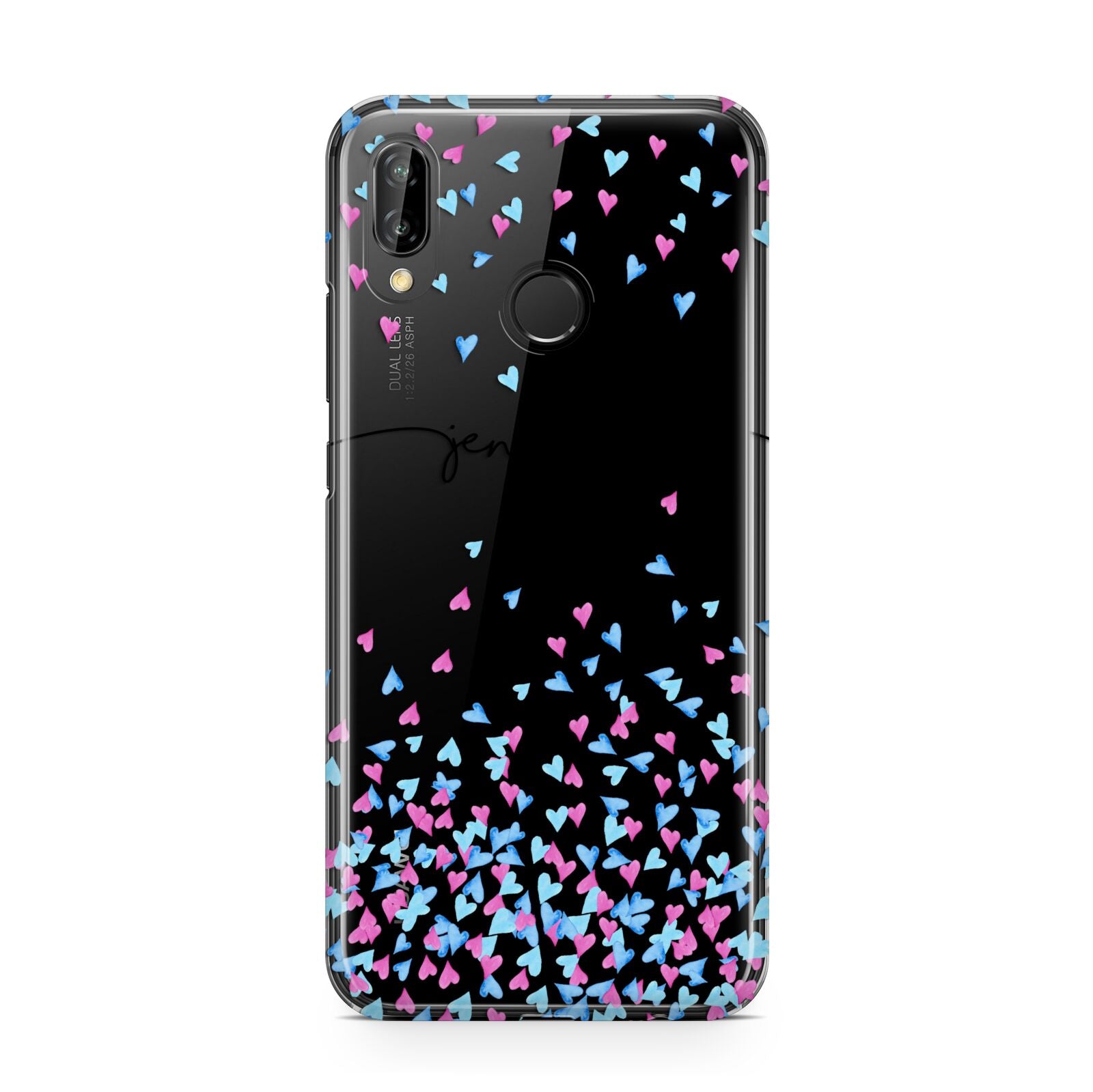 Personalised Confetti Hearts Huawei P20 Lite Phone Case