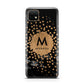 Personalised Copper Black Marble With Name Huawei Enjoy 20 Phone Case