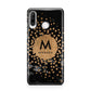 Personalised Copper Black Marble With Name Huawei P30 Lite Phone Case