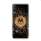 Personalised Copper Black Marble With Name Huawei P40 Lite E Phone Case