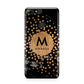 Personalised Copper Black Marble With Name Huawei Y7 2018