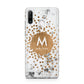 Personalised Copper Confetti Marble Name Huawei P30 Lite Phone Case