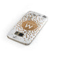 Personalised Copper Confetti Marble Name Samsung Galaxy Case Front Close Up