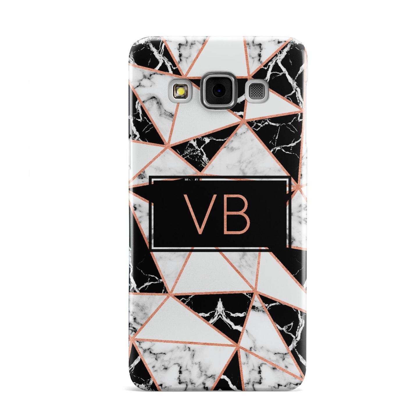 Personalised Copper Marble Initials Samsung Galaxy A3 Case