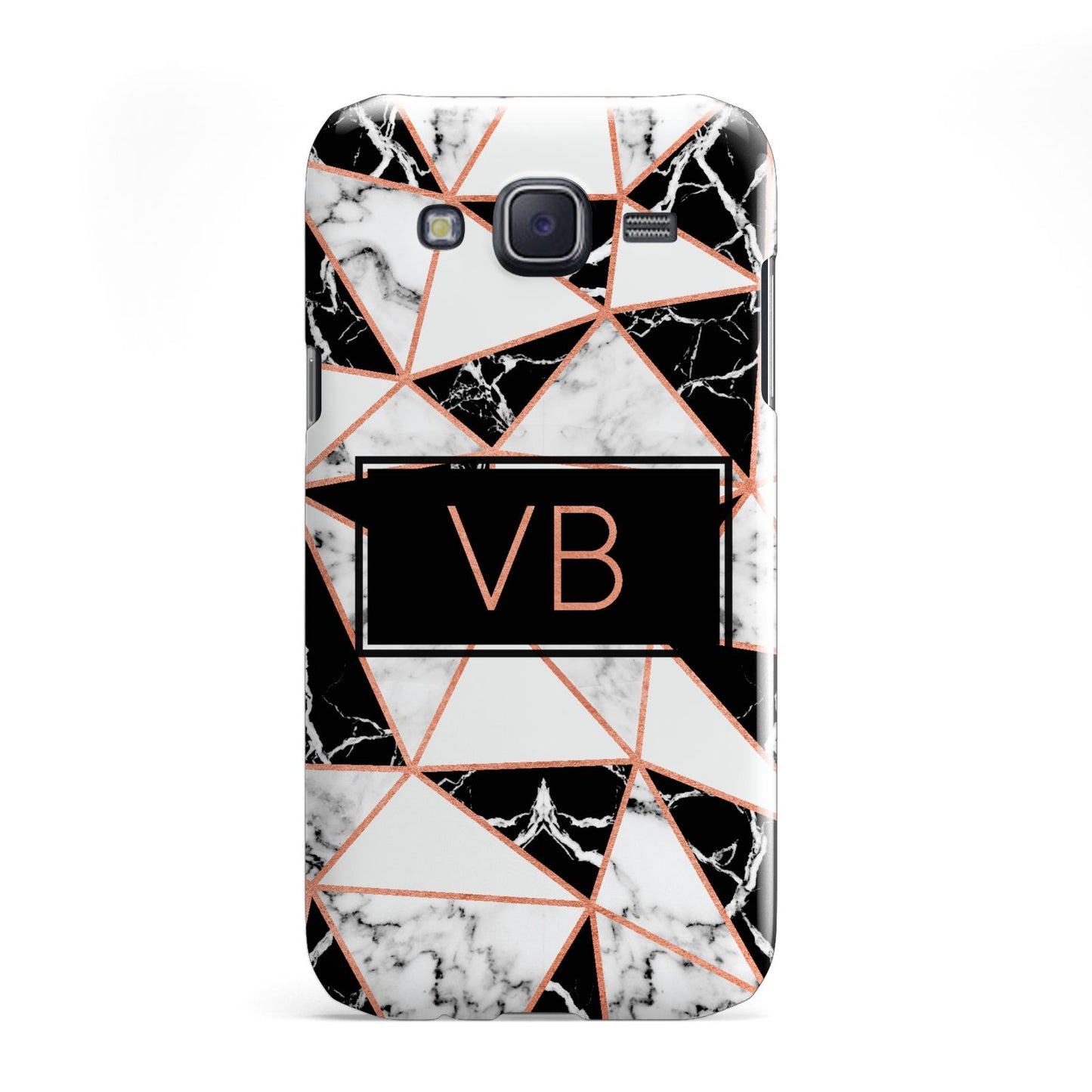 Personalised Copper Marble Initials Samsung Galaxy J5 Case