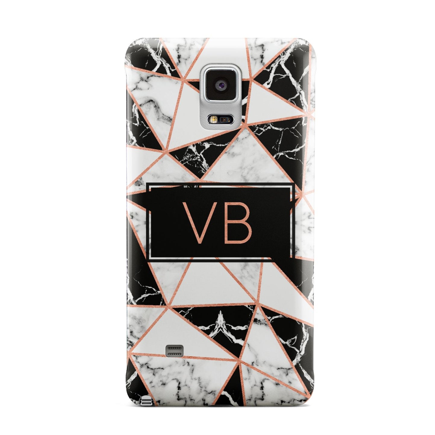 Personalised Copper Marble Initials Samsung Galaxy Note 4 Case