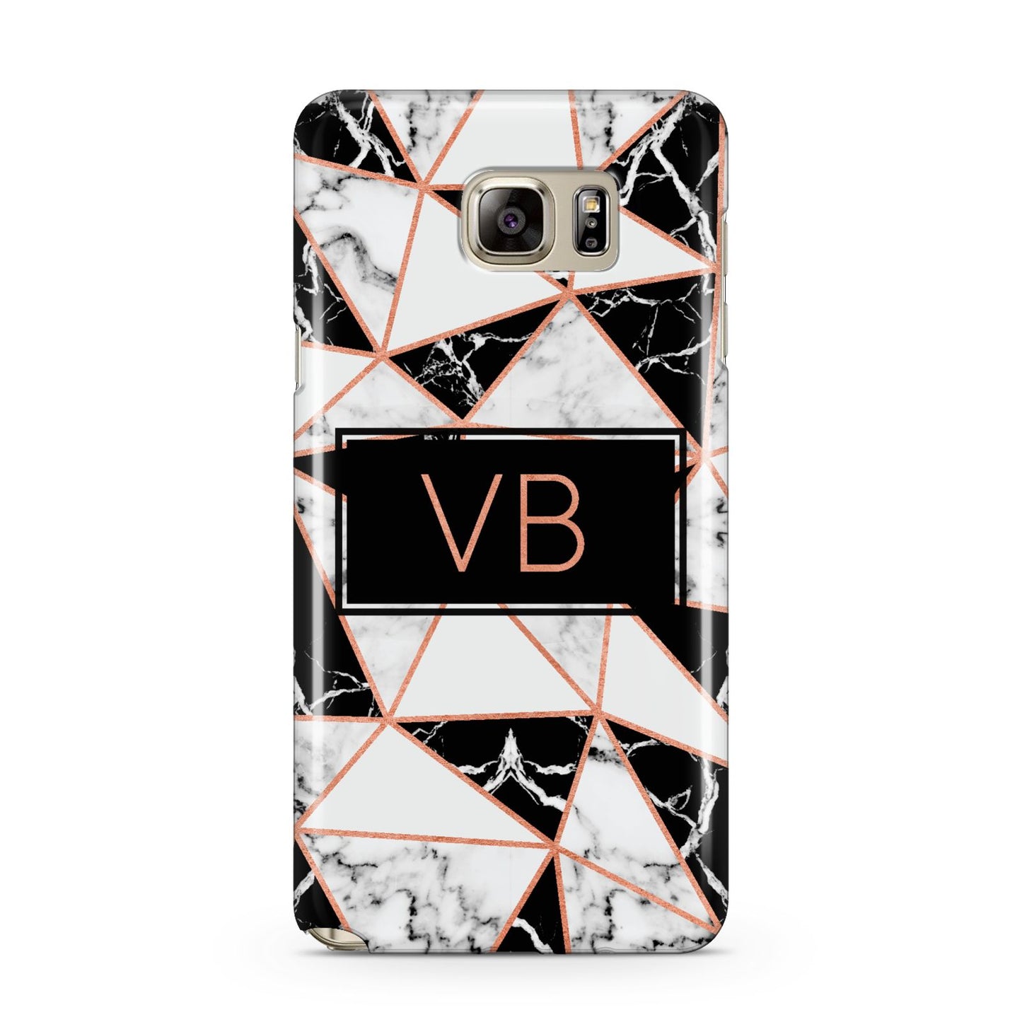 Personalised Copper Marble Initials Samsung Galaxy Note 5 Case