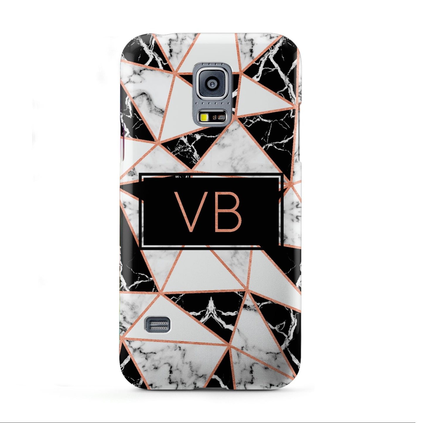 Personalised Copper Marble Initials Samsung Galaxy S5 Mini Case