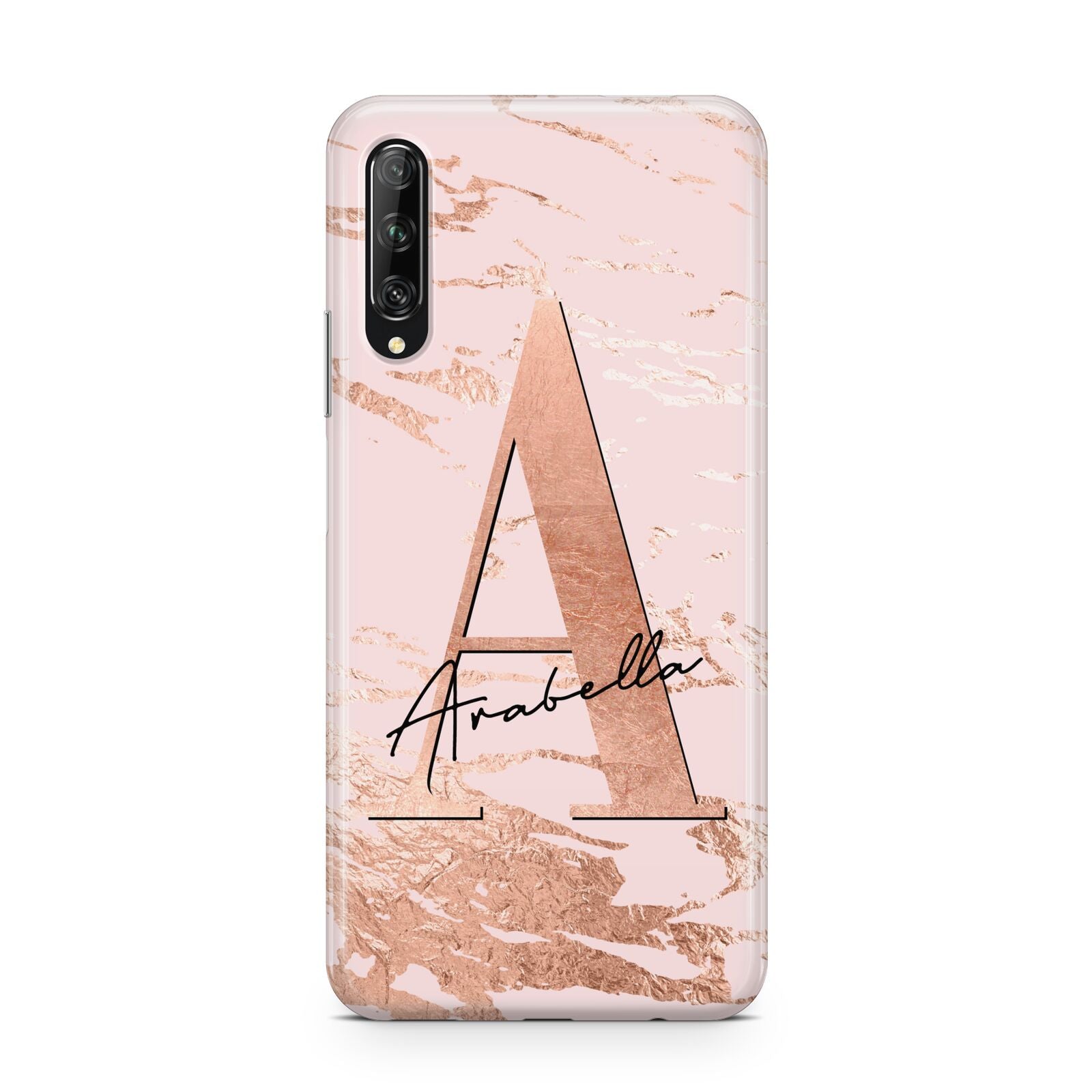 Personalised Copper Pink Marble Huawei P Smart Pro 2019