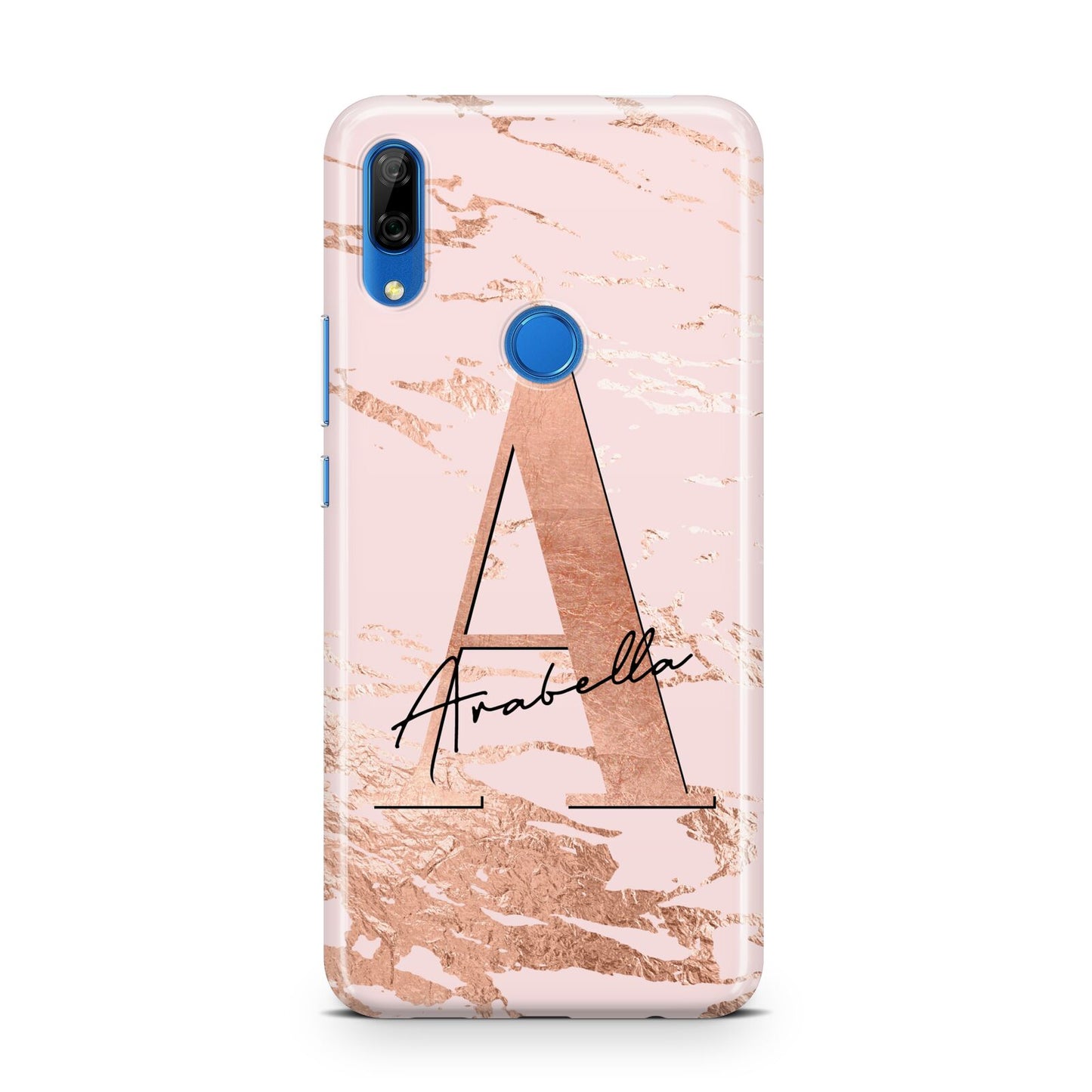 Personalised Copper Pink Marble Huawei P Smart Z