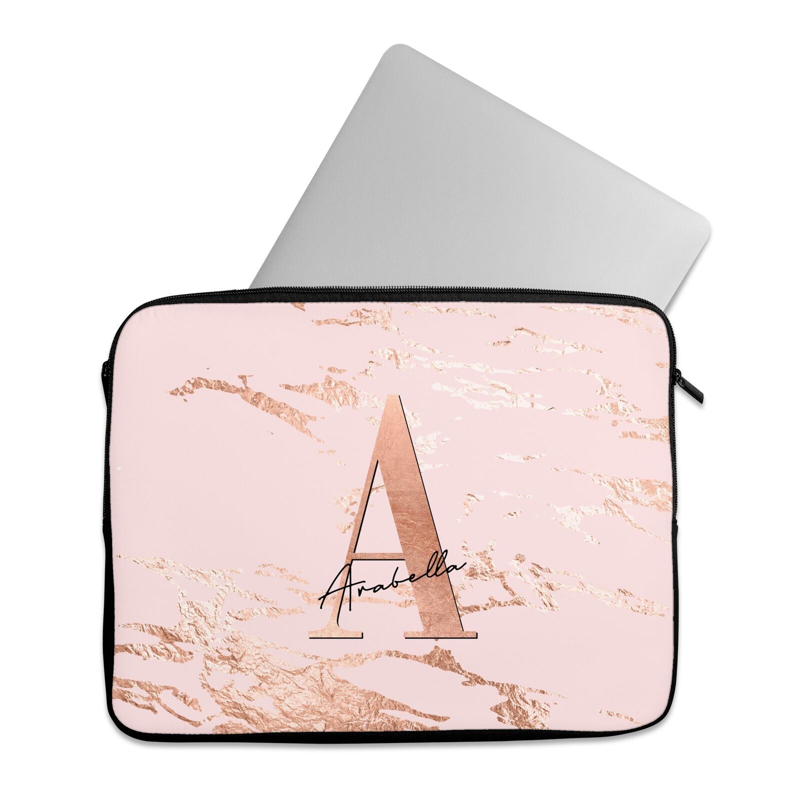 Marble Print Designer Laptop Sleeve Custom Laptop Case Gift 