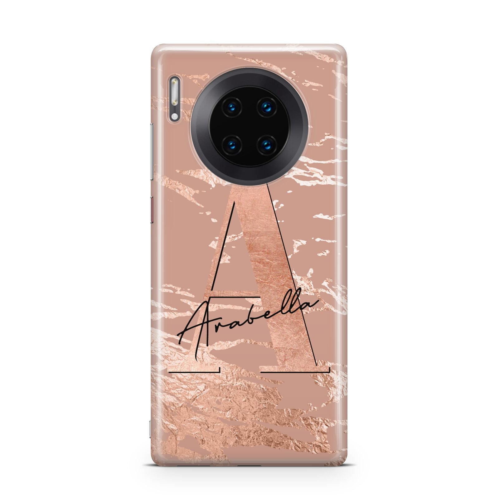 Personalised Copper Taupe Marble Huawei Mate 30 Pro Phone Case